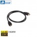 Câble HDMI 1m avec connecteurs plaqués or Câble HDMI 1m avec connecteurs plaqués or