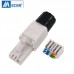 Connecteur rj45 sans outil MECER pack de 2 pièces Connecteur rj45 sans outil MECER pack de 2 pièces