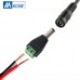 Connecteur mâle d'alimentation DC jack pour caméra BNC lot de 4 