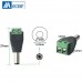 Connecteur mâle d'alimentation DC jack pour caméra BNC lot de 4 