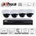 kit 4 caméras IP PoE Dahua dômes - 2 Mpx kit 4 caméras IP PoE Dahua dômes - 2 Mpx