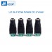 Connecteur d'alimentation femelle pour caméra analogique lot de 4 